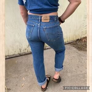 Vintage 80s Levi’s orange tab 505 jeans 36x30 original fit straight leg